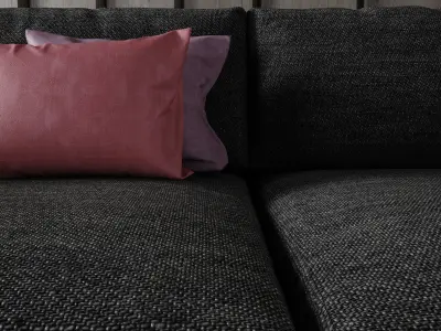 Sofa Set - Home Furniture 07 3D model