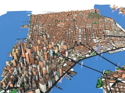 New York City USA 3D model
