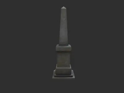 Gravestones Low-poly 3D model buy
