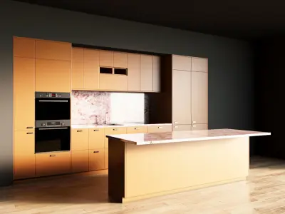 104-Kitchen8 matte 9 3D model