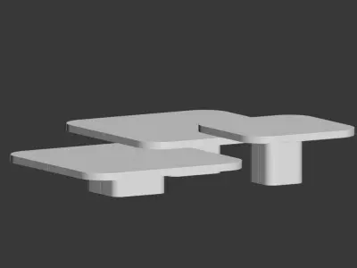 Bow Coffee Tables Classicon 3D model