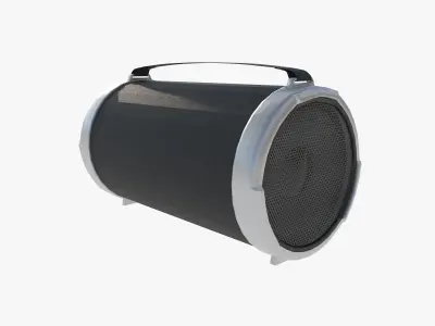 boombox Low-poly 3D model