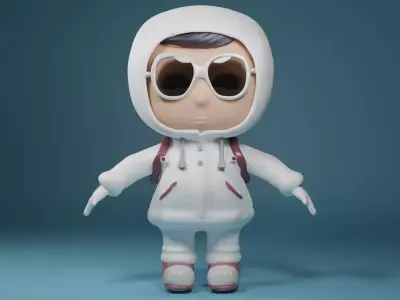 Astronaut 3D model get