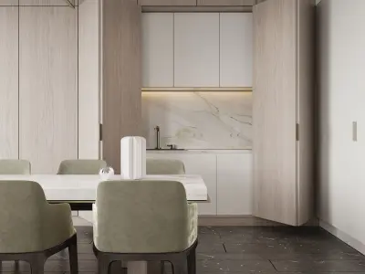 apartment interior scenes        3D model buy