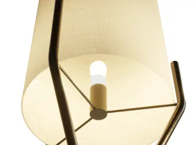 Arborescence Floor Lamp Low-poly 3D model