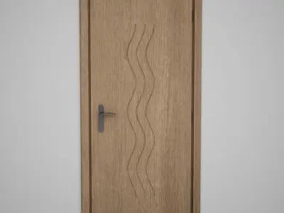 CGAxis Door 3D model 35