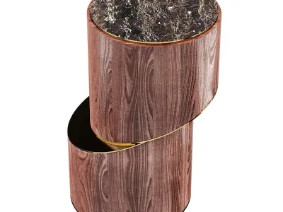 SIDE TABLE ABSOLUTE Low-poly 3D model