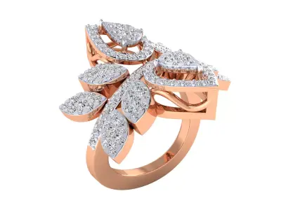  Women Ring Render 3dm STL MTL SLC JCD OBJ FBX Details 3D print model 30