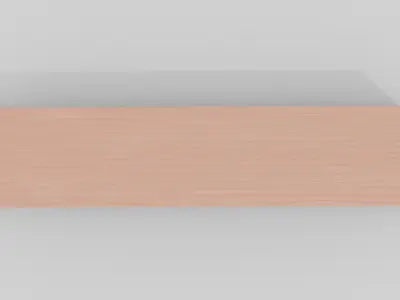 Outdoor Wooden Bench 14 Low-poly 3D model