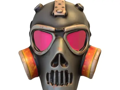 helmet military Low-poly 3D model