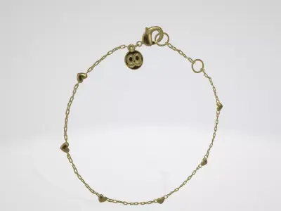 KILOS OF LOVE Bracelet Low-poly 3D model