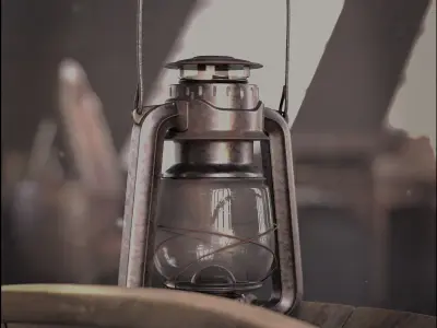 Pirate Cabin 3D Environment 3D model