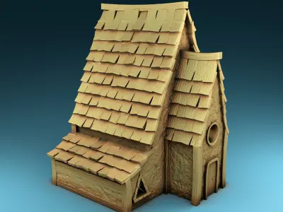 House gingerbread 3D print model
