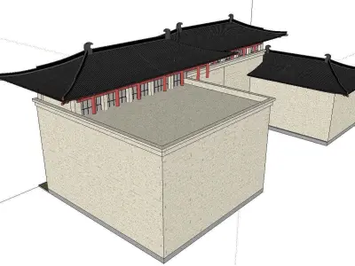 vacation spot-Resort-Fashion Leisure Hotel-0176 3D model