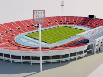 Estadio Nacional de Chile 3D model