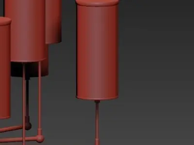 Clarence chandelier 3D model