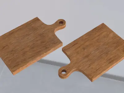  Used Cutting Board - Lowpoly 