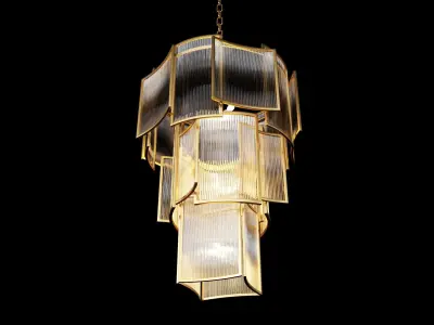 Zeus chandelier 3D model