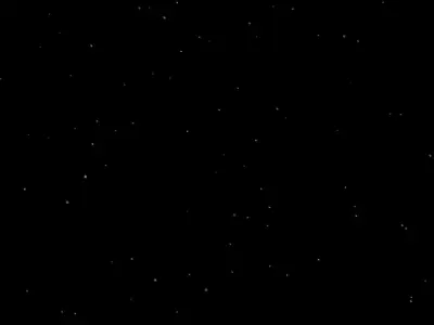 Falling Snow Straight Looping Rigged Animation Low-poly 3D model