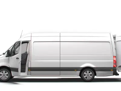 Mercedes Benz Sprinter L3H3 RWD HQ Interior 2025 3D model