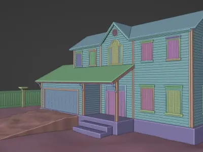 House model Free 3D model