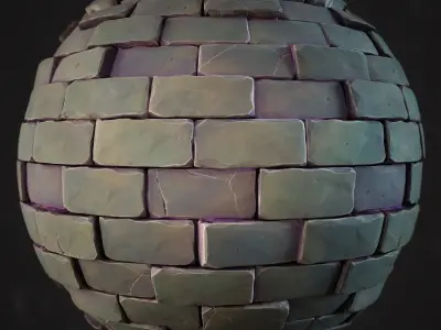 Stylized Materials 3D model