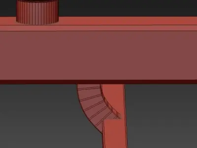 Linear Pendant Bronze RH chandelier 3D model purchase