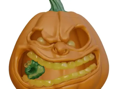 Pumpkin - Hungry Jack-o-lantern  3D print model