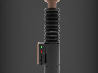 luke skywalker lightsaber Free 3D print model