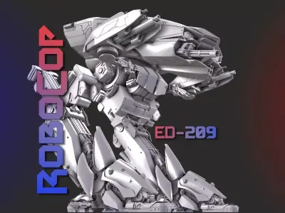 ROBOCOP ED 209  3D print model