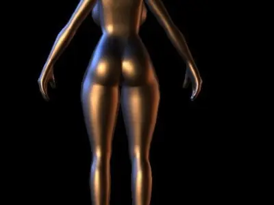 women anatomy 3D model