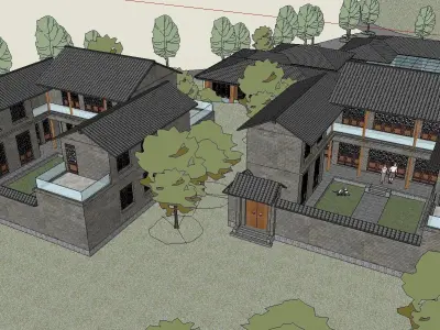 vacation spot-Resort-Fashion Leisure Hotel-0142 3D model