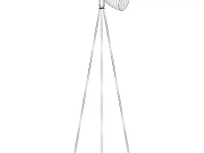 Black Floor Lamp 3D Model 3D model