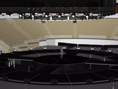 360 CONCEPT STAGE at MSG 3D model