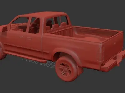 Toyota Tundra Mk1 AccessCab SR5 1999 3D print model