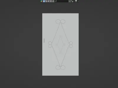 Moroccan door Low-poly 3D model