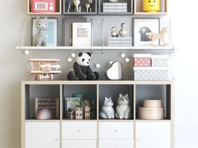 Childrens furniture and toys 7 3D model