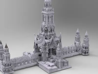 Lycan Tower Bridge 3D 3D model