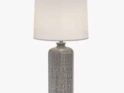YORBA TL-French grey ceramic lamp 87-10254-78 3D model