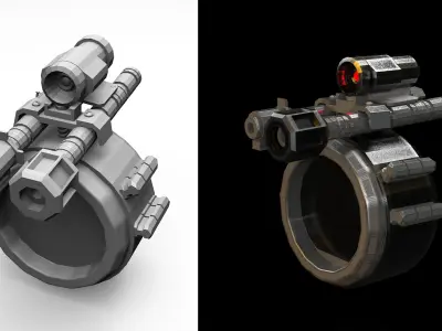 FREE Robot Drone and Character 3D model