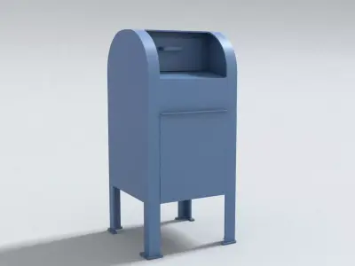 laos Mail Box 3D model
