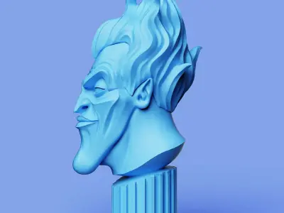 Hades Lord of the Underworld Bust  Greek Mythology Figure Free 3D print model