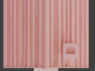 Stylized Valentine House 3D Model Low-poly 3D model