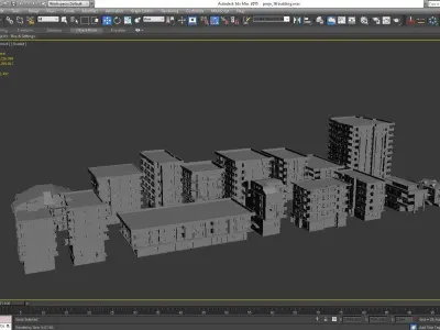 16 Building Model 3ds max 3D model 3D model
