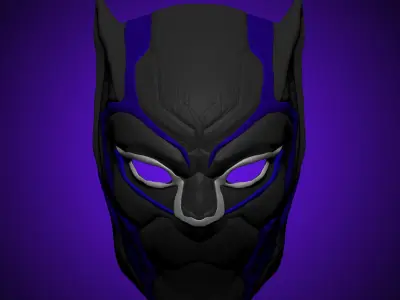 scifi mask and helmet models 3D Model Pack