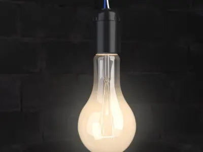 NATURAL JUTE HANGING CHANDELIER 3D model