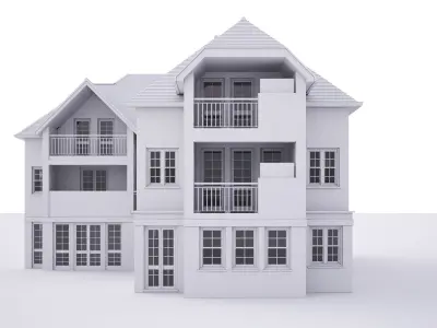 British House Kingswood 3D model