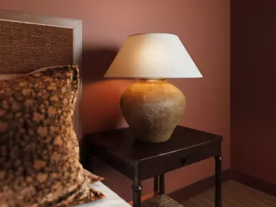 Shoppe Calabria Sienna Table Lamp 3D model