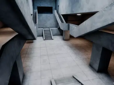 VR Room Low-poly 3D model purchase