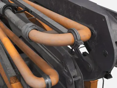  Mercedes Liebherr Concrete Pump Dirty Simplified 